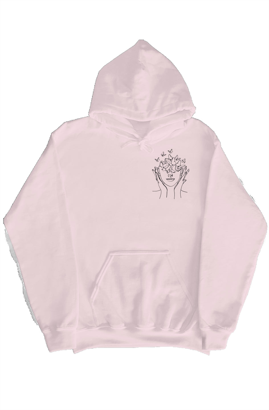 Make Your Mind A Nice Place To Be Hoodie (Pink)